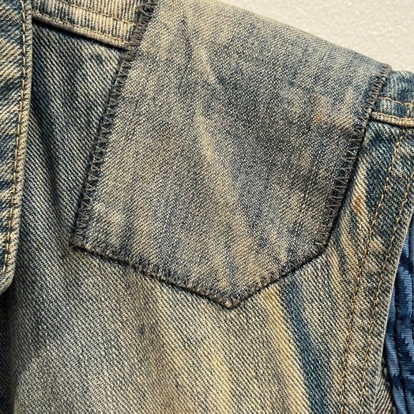 RARE VIVIENNE WESTWOOD X LEE "HIPPIE WAISTCOAT" DENIM PATCH VEST I - Picture 8 of 15